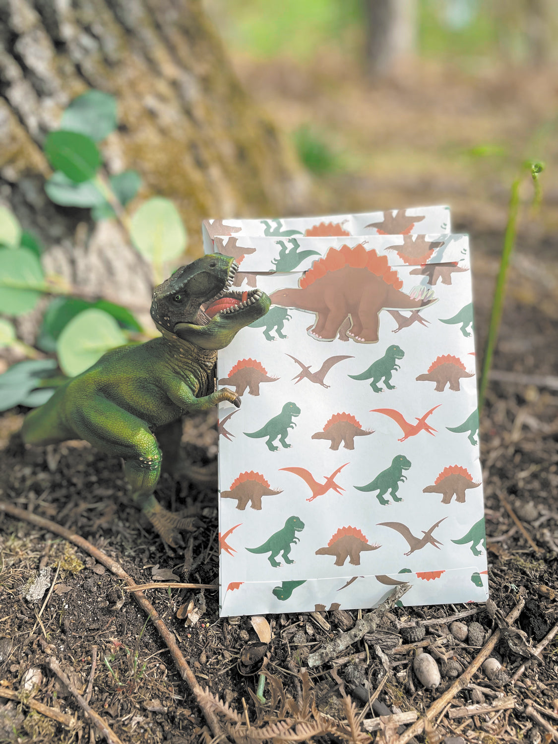 Papiertüten "Dinosaurier" (8 Stück)
