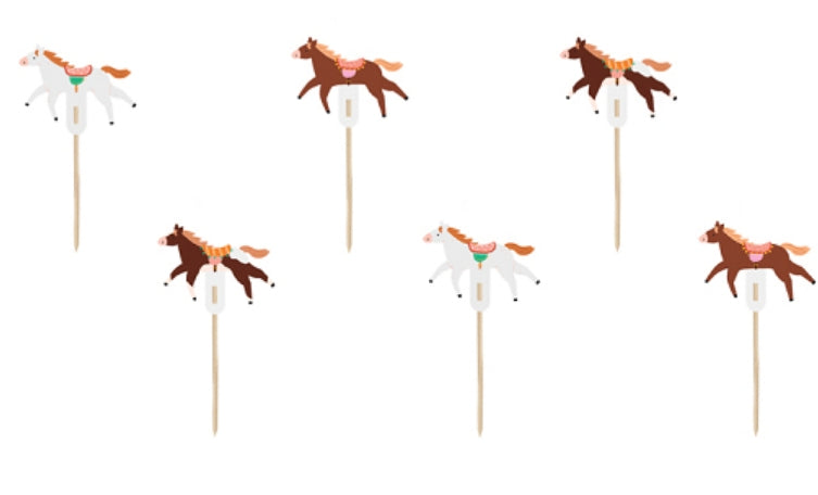 Pferde Cupcake Muffin Topper