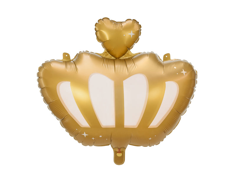 Prinzessin Krone Folienballon gold