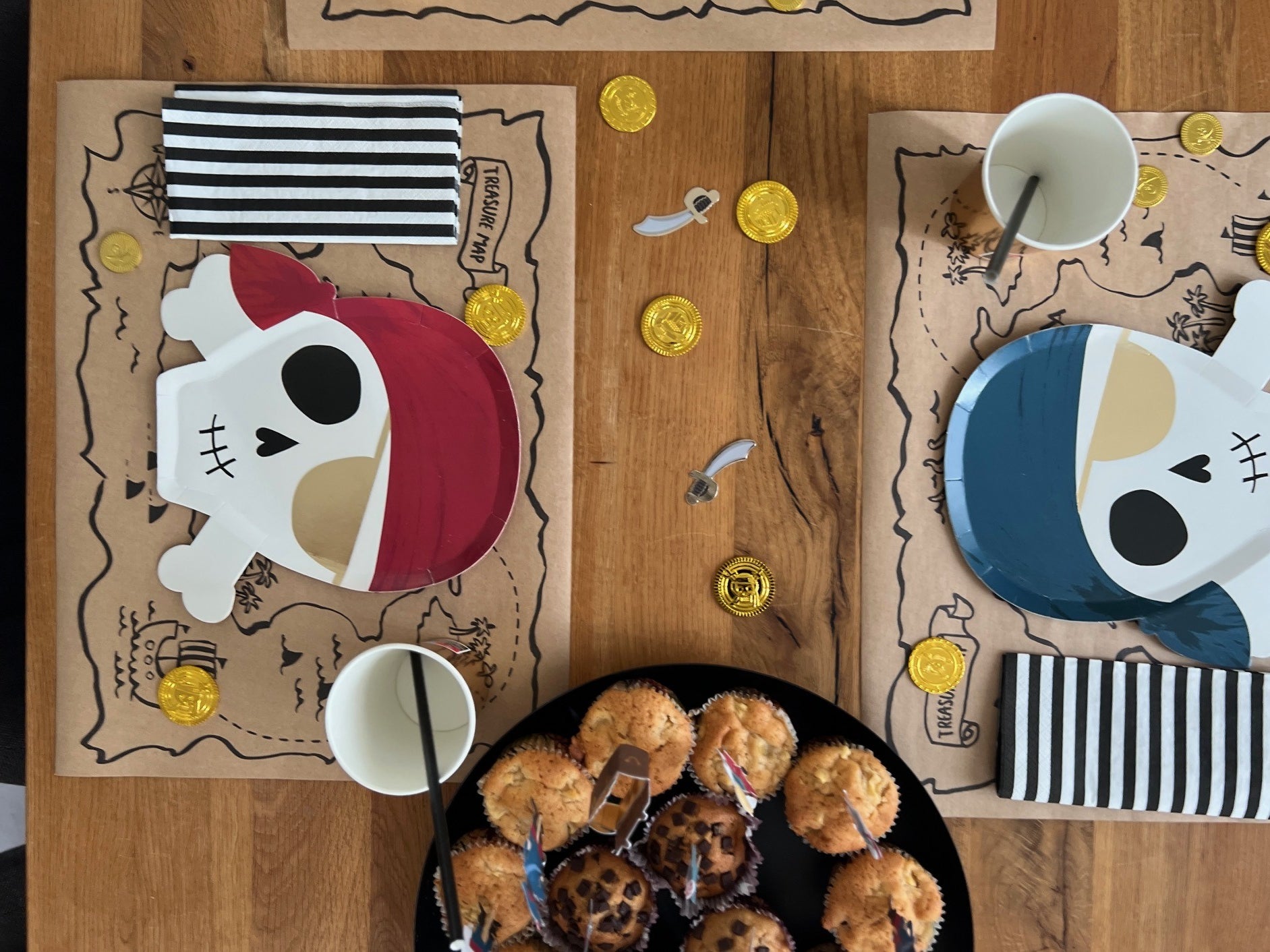 Piraten Dekoration für den Kindergeburtstag.