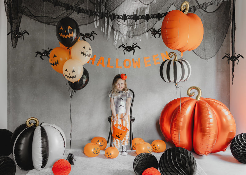 LED Kürbis Ballons Halloween Party (5 Stück)
