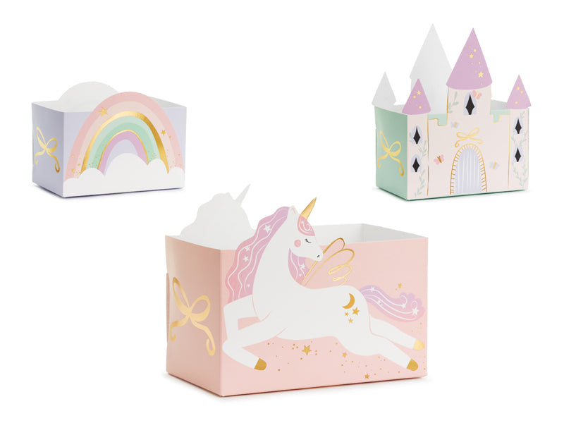 Einhorn und Prinzessin Snackboxen