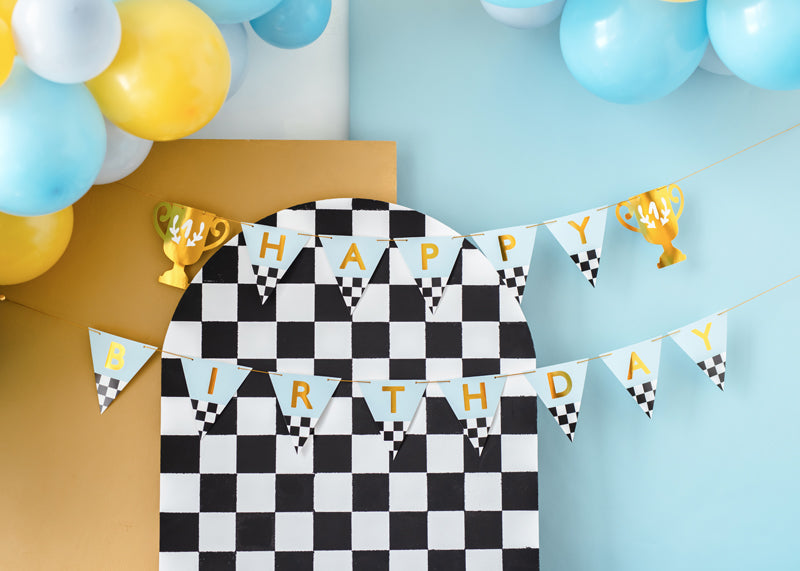 Autorennen Pokal Party Girlande