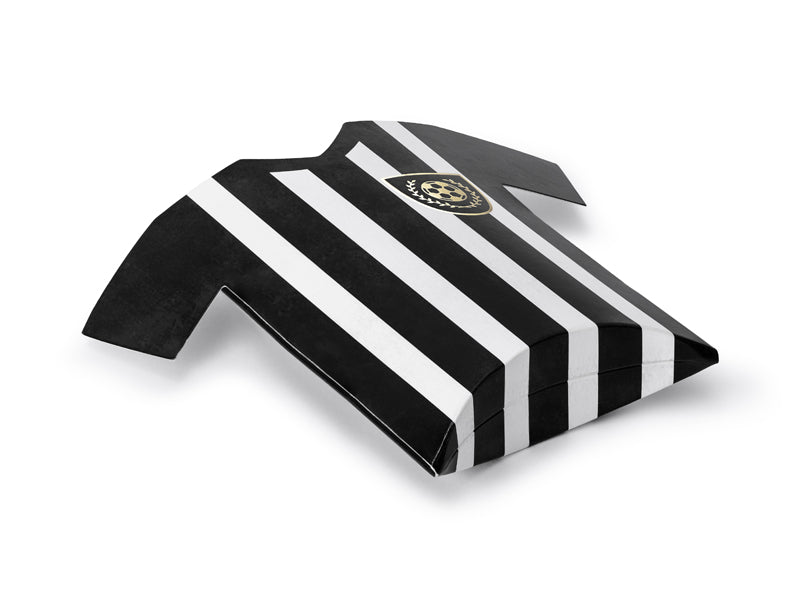 Fußball Gastgeschenk / Mitgebsel Tüten, Fußballtrikot Schachteln (6 Stück)