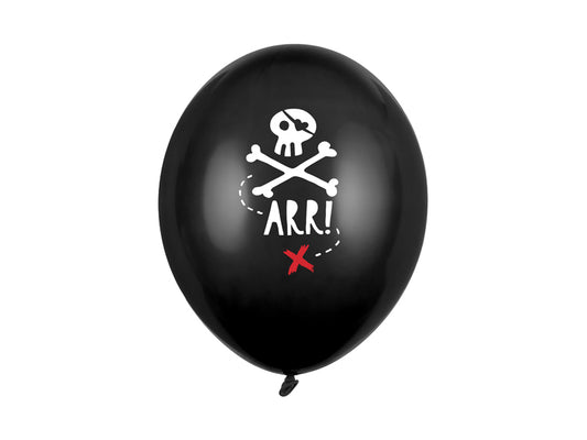 Piraten Luftballons (6 Stück)