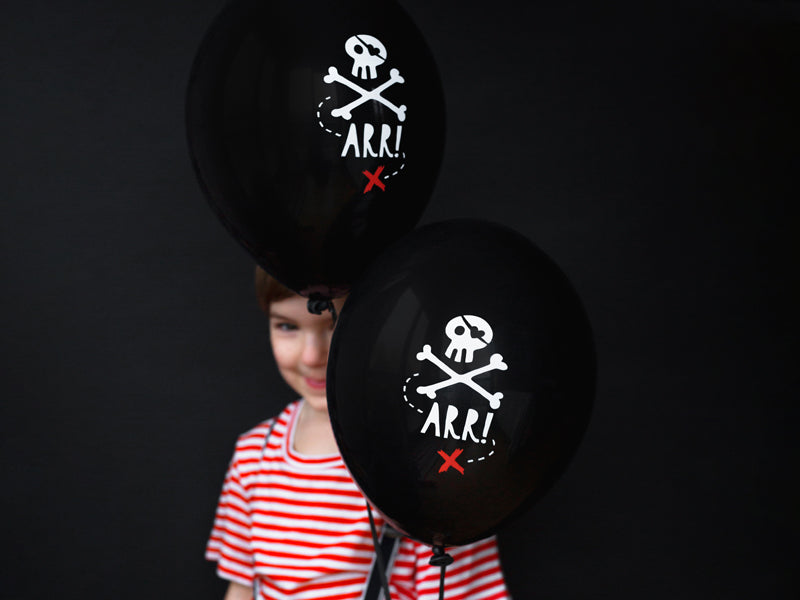 Piraten Luftballons (6 Stück)