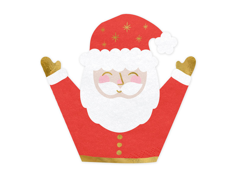 Weihnachtsmann Servietten (20 Stück)