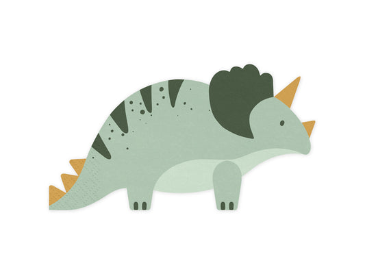 Dinosaurier Servietten Triceratops