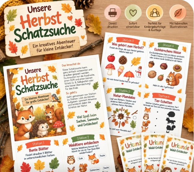 Waldtier Schatzsuche