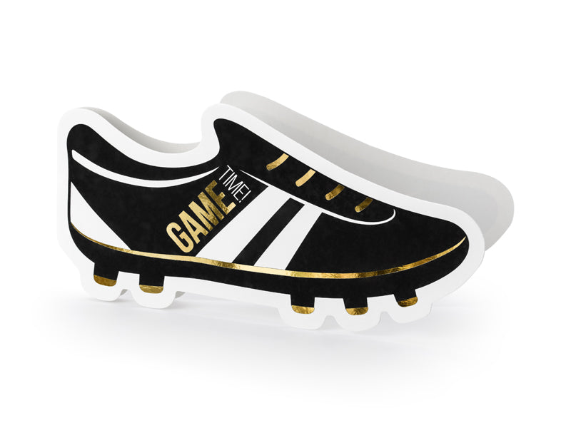 Fußball Einladungskarten / Fußballschuh Design (6 Einladungen mit Umschlägen)