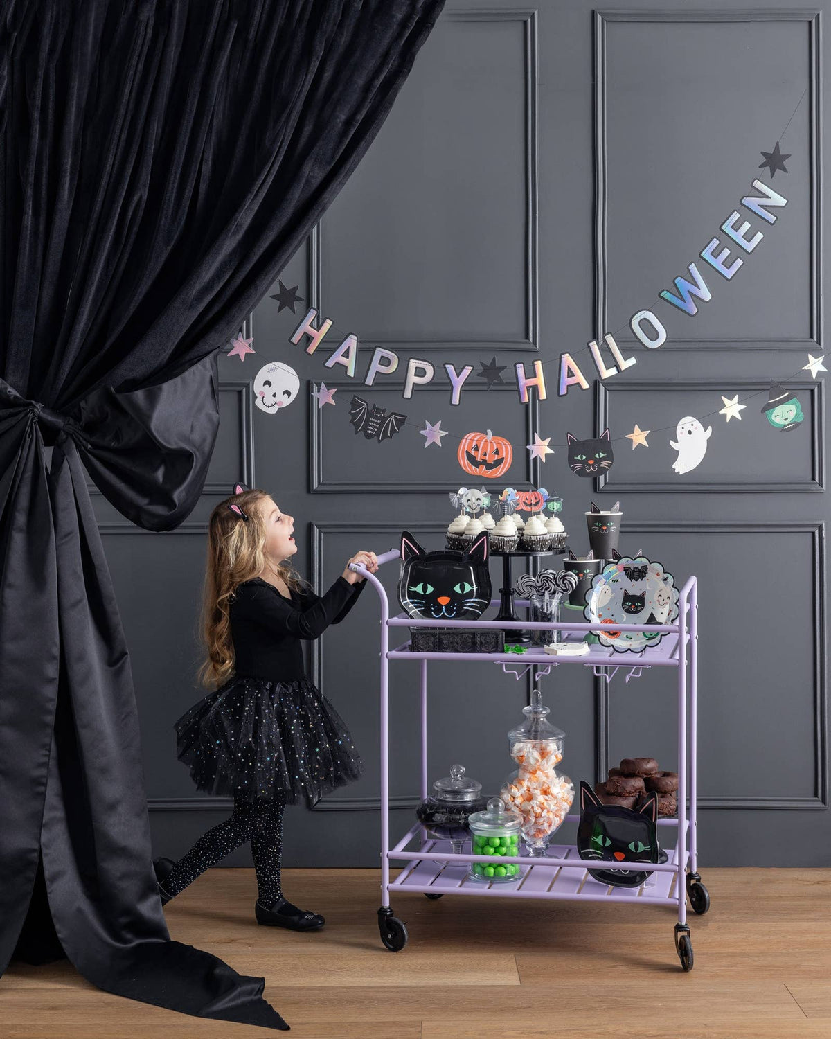 Happy Halloween Girlande / Halloween Motiv Girlande