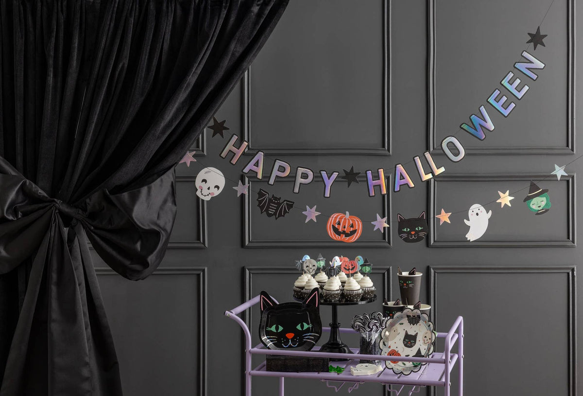 Happy Halloween Girlande / Halloween Motiv Girlande